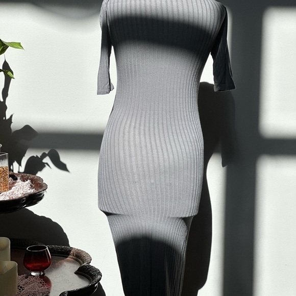 LULAROE gray stretchy dress - Picture 3 of 9